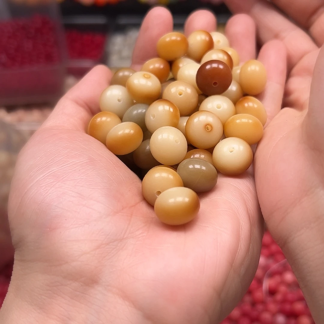 手串菩提根/象牙果100颗14红色算盘