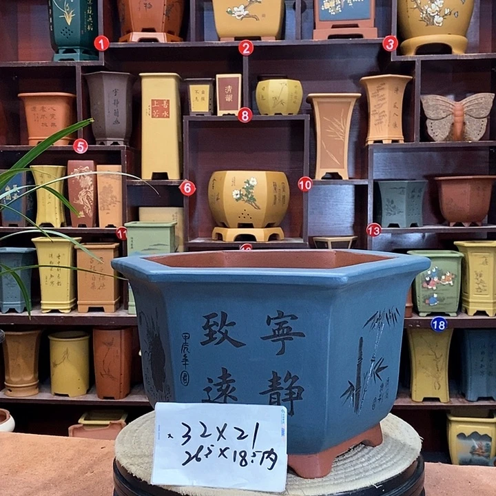 紫砂花盆紫砂花盆