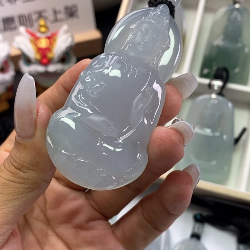 【闪购商品】颈饰未镶嵌翡翠兜****面翡翠