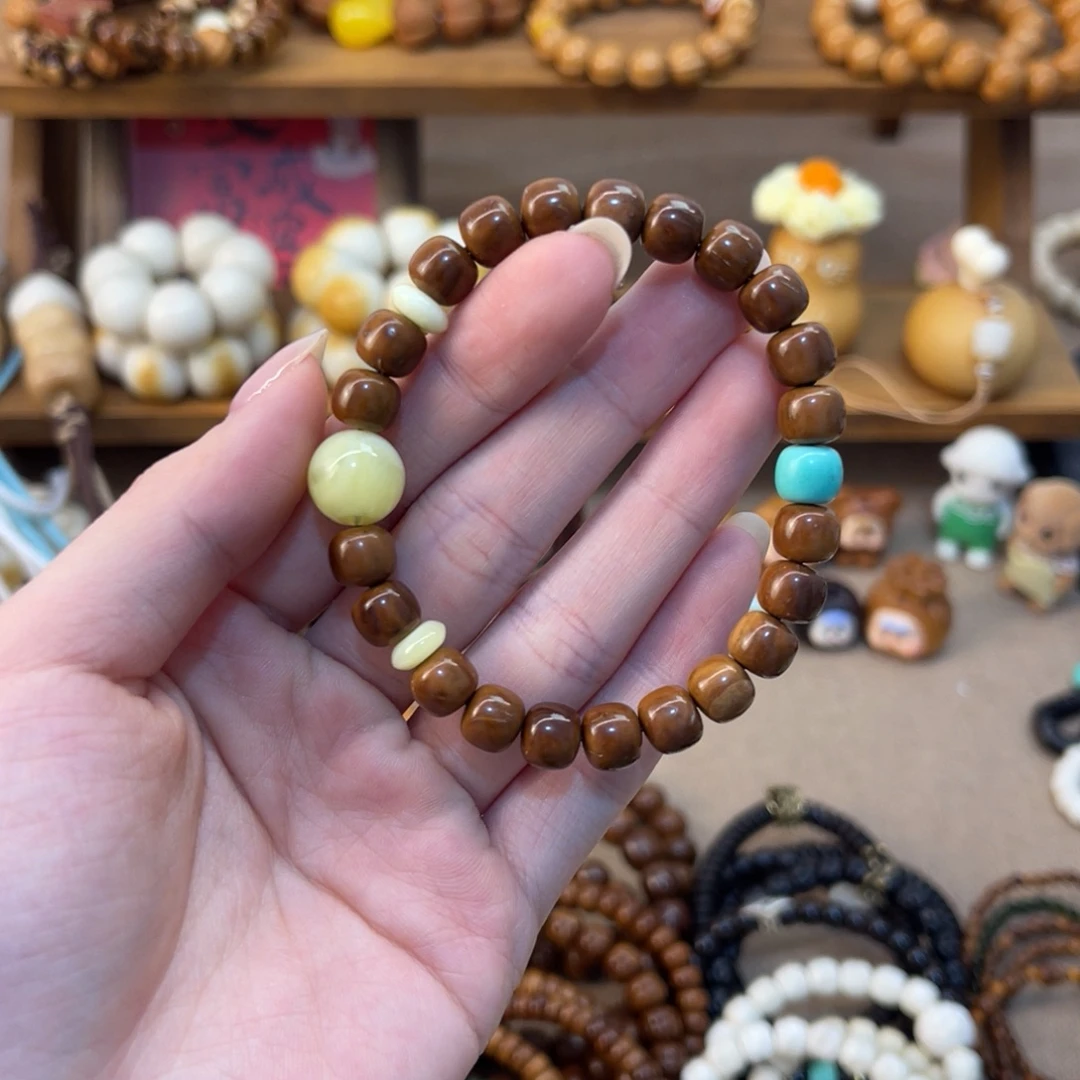 手串库克卡8搭配圆珠