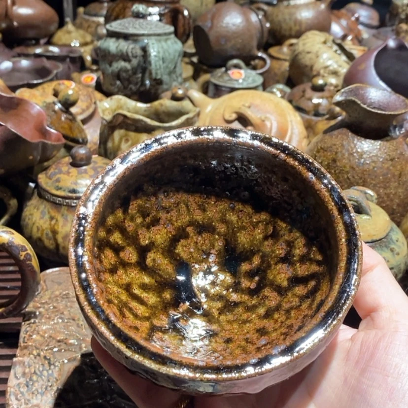 【闪购商品】茶壶紫砂松木金沙段茶碗160cc