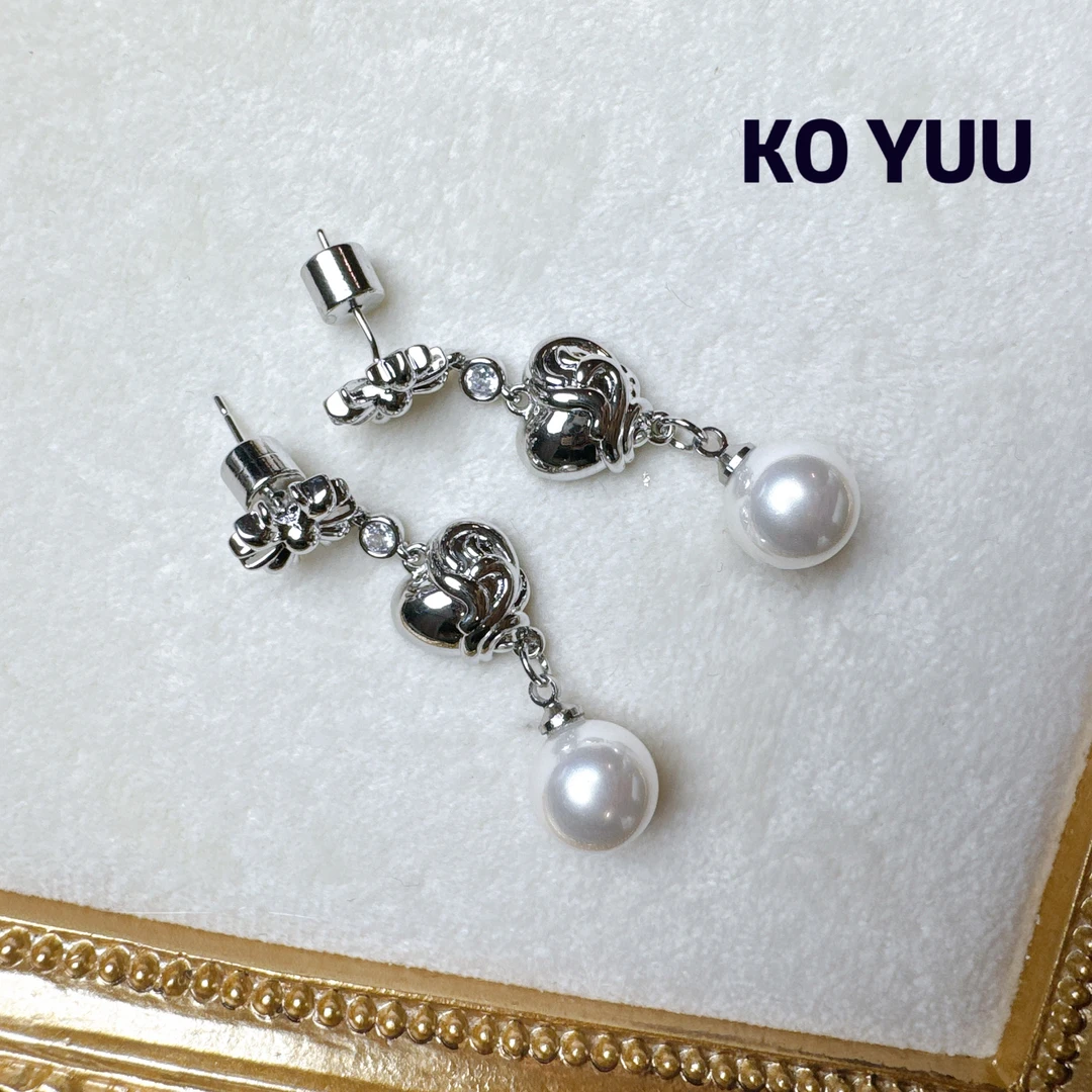 铜合金仿珍珠耳饰 【雨桐高奢饰品】耳环CC00486