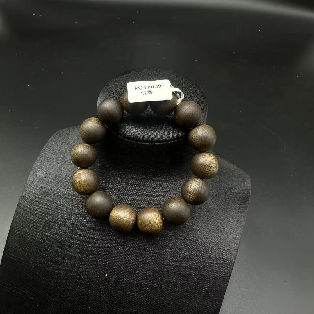 金三角黑棋楠沉香珠串DBZ088 40克（16.3mm）