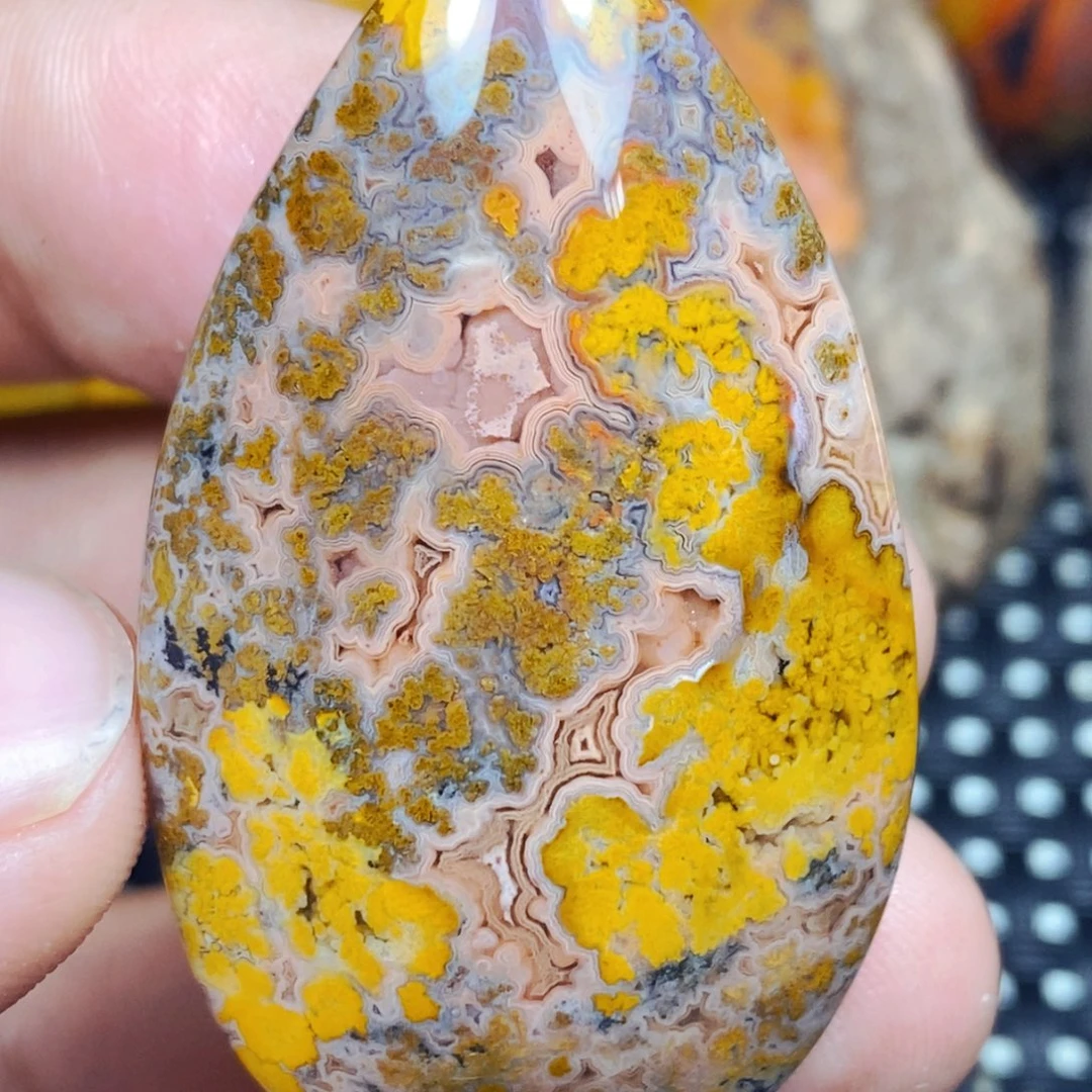 未镶嵌吊坠(不含链)玛瑙/玉髓感*