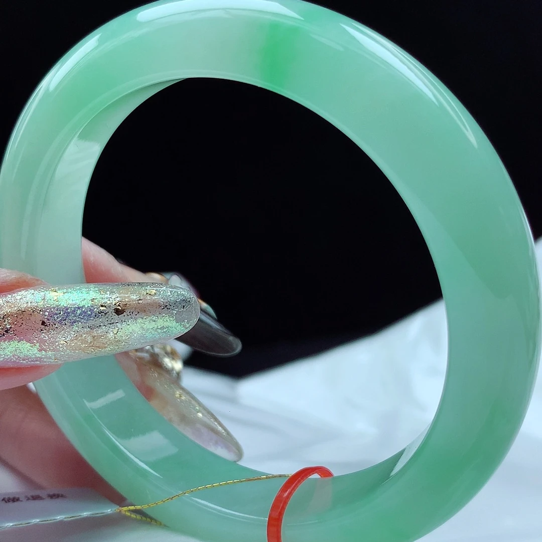 未镶嵌手镯翡翠57圈3079