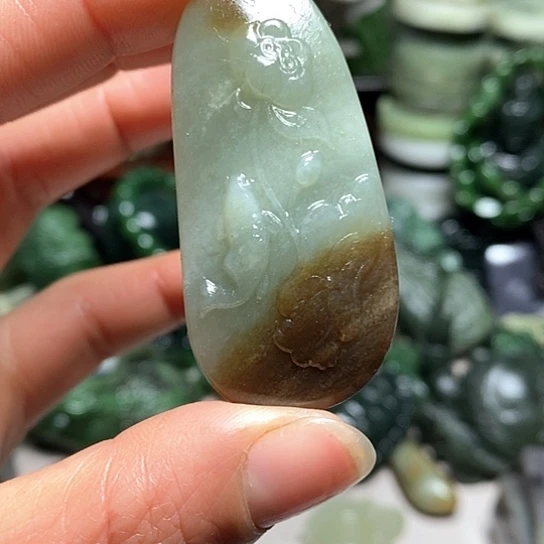 未镶嵌和田玉（糖玉）珠宝半成品