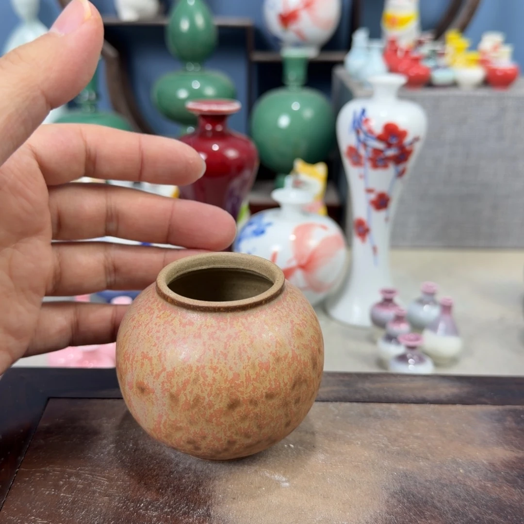 陶瓷手工小花器摆件