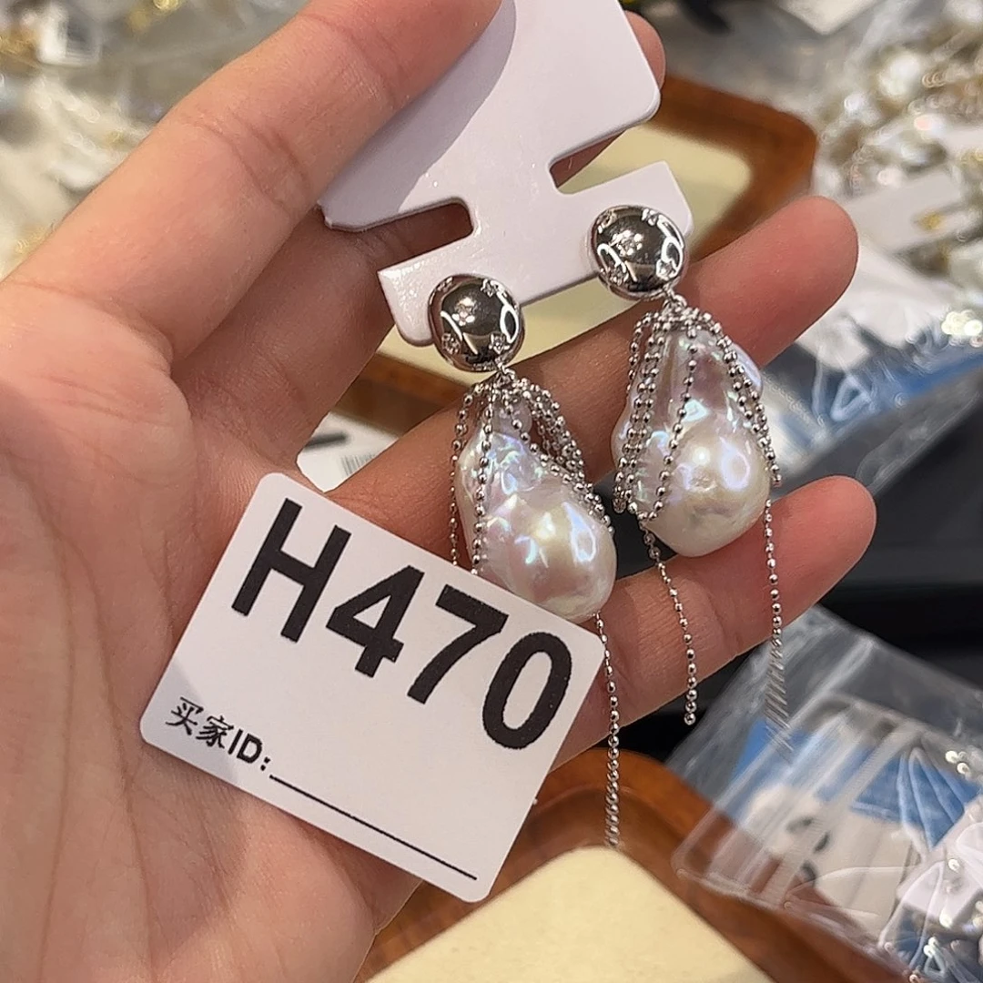 耳饰合金淡水珍珠