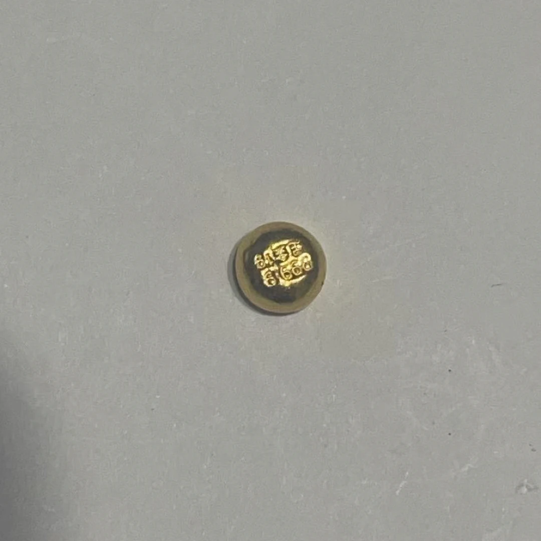 足金999小金豆1g粉丝福利