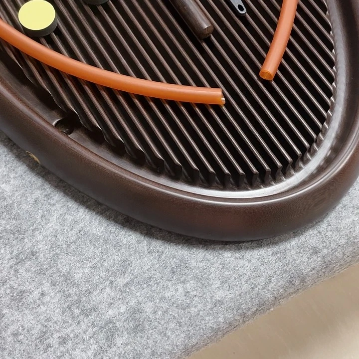 【闪购商品】梦*电木80/50/5椭圆形 紫檀色