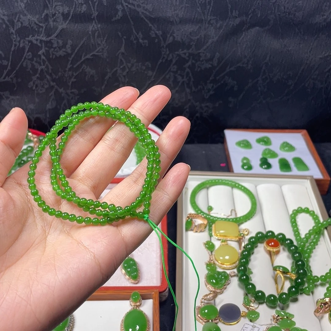 和田玉手串未镶嵌