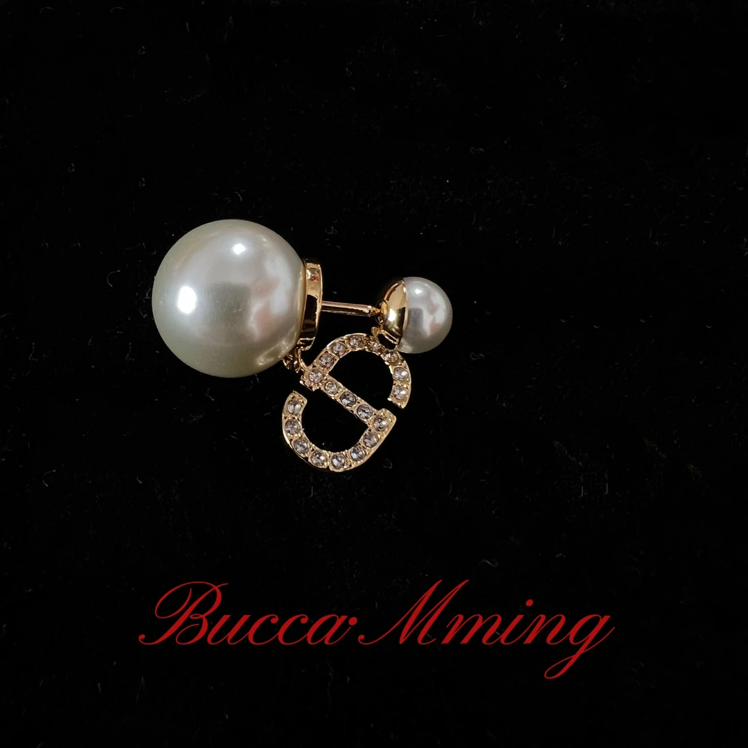 合金耳饰 Mming CD珠珠耳钉