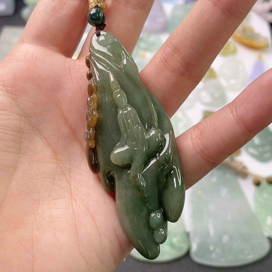 吊坠(不含链)未镶嵌翡翠1