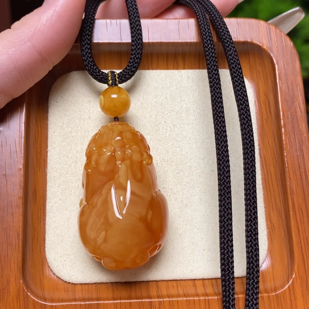 【闪购商品】蜜蜡颈饰未镶嵌项链