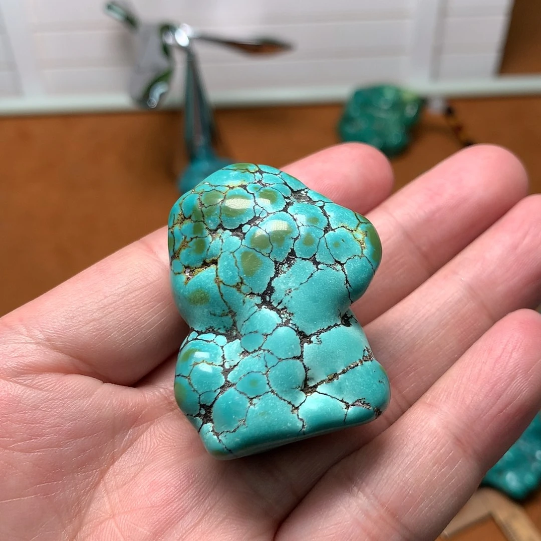 绿松石珠宝奇石未镶嵌小****别