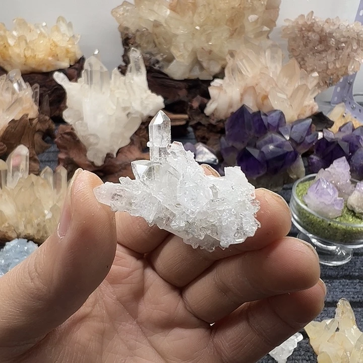 珠宝半成品银S925镶嵌水晶