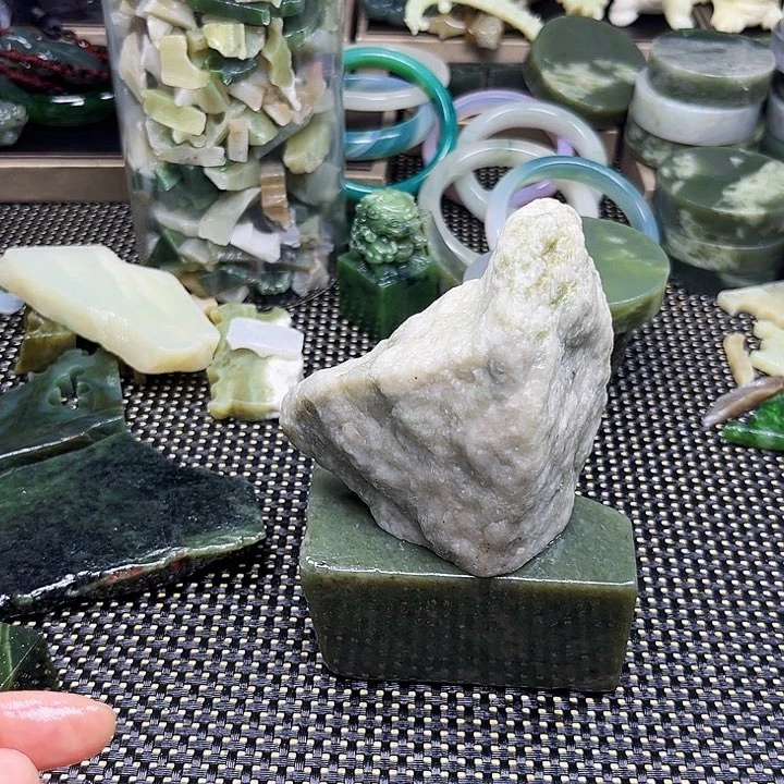 和田玉珠宝半成品未镶嵌