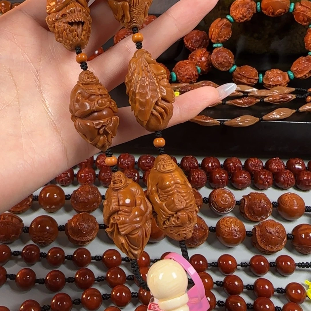 手串橄榄核水晶核七宗罪