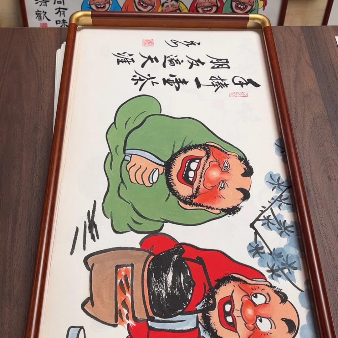 国画纯手绘禅意画作品