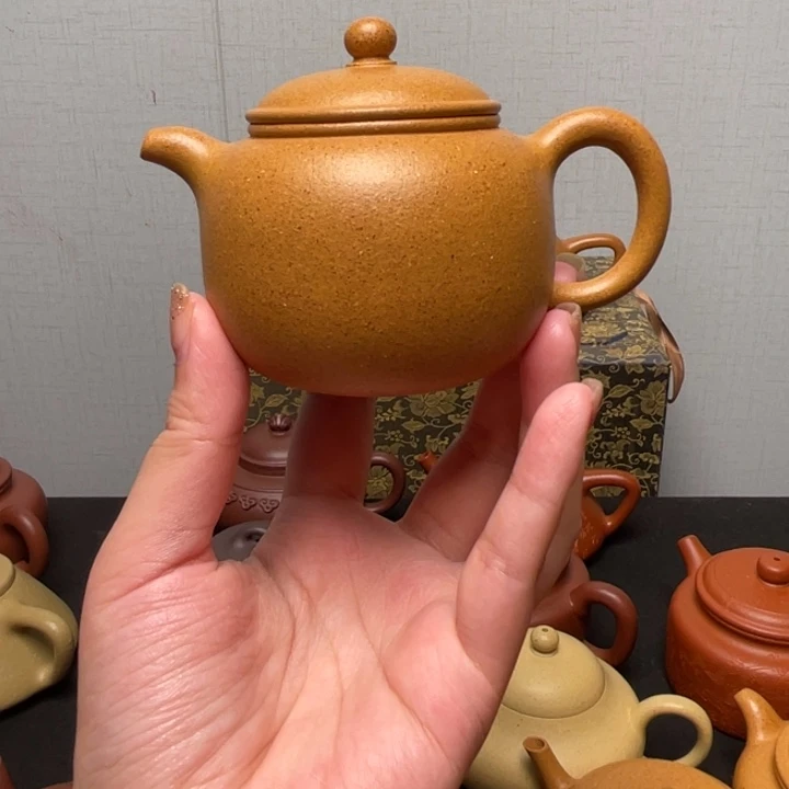 紫砂壶全手工黄金段