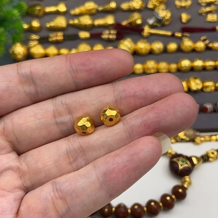下***！玻璃足银无相隔珠8mm4个