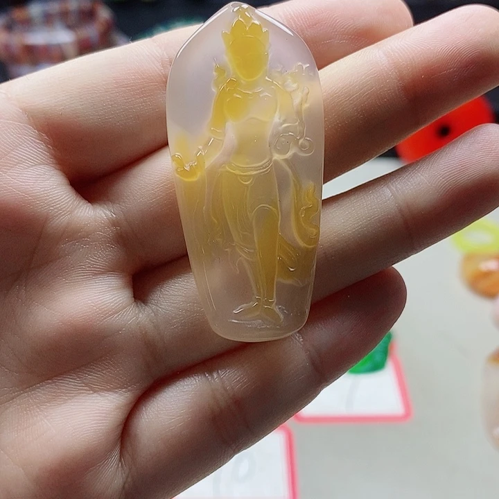 未镶嵌吊坠(不含链)玛瑙/玉髓过*尘