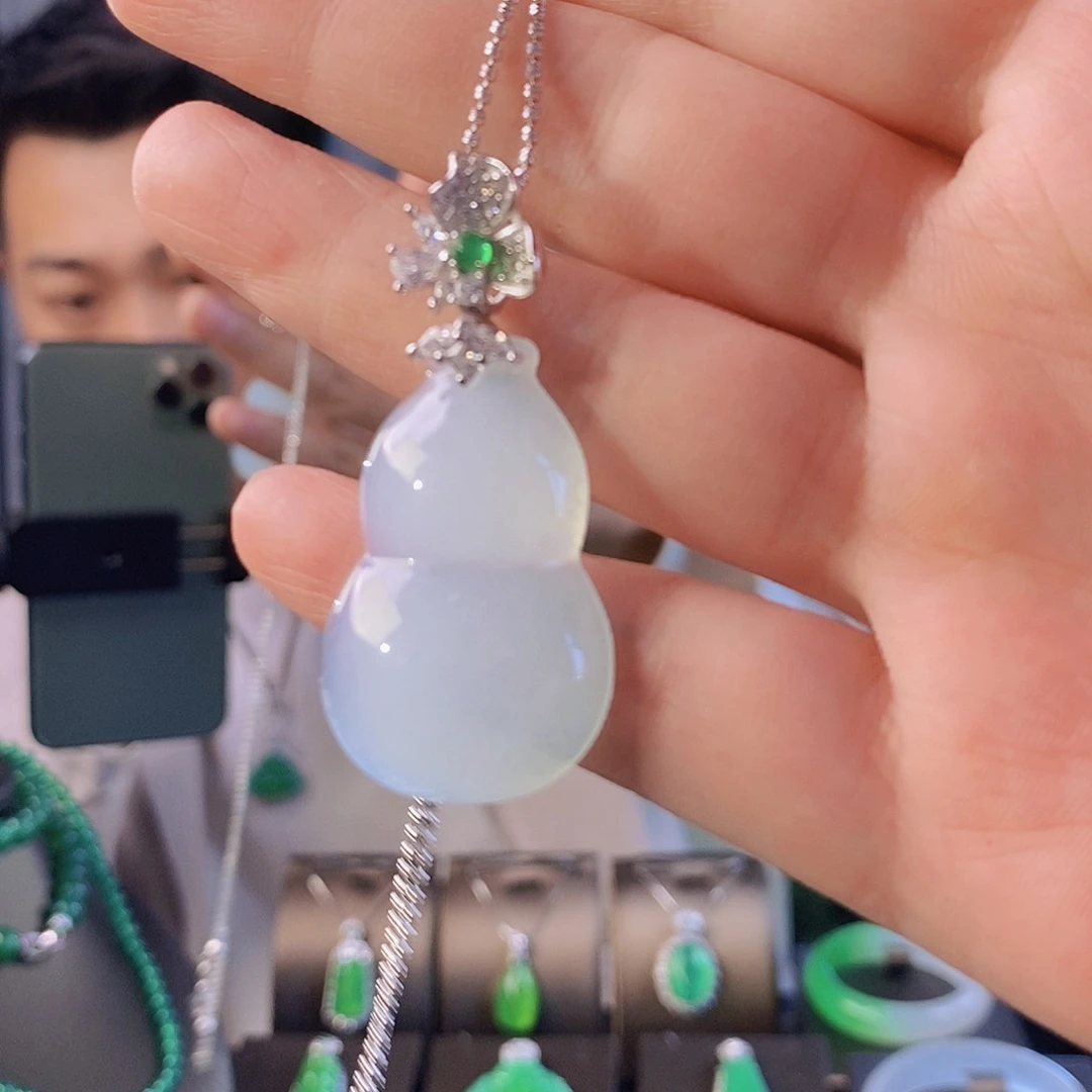 玛瑙/玉髓吊坠(不含链)银S925镶嵌