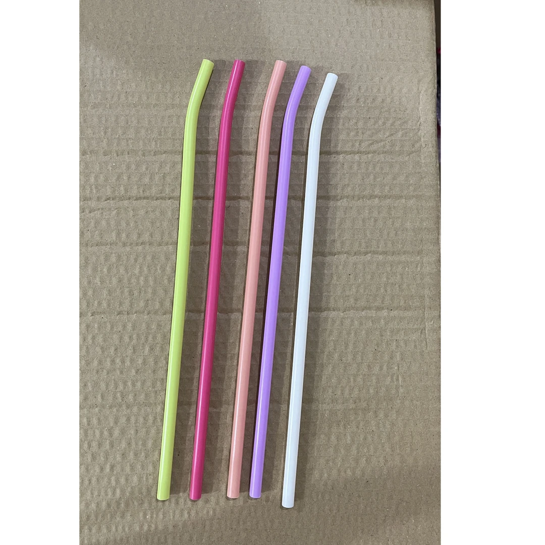 吸管配件大肚杯冰霸杯巨无霸肚肚杯吸管水杯吸管28cm塑料长吸管