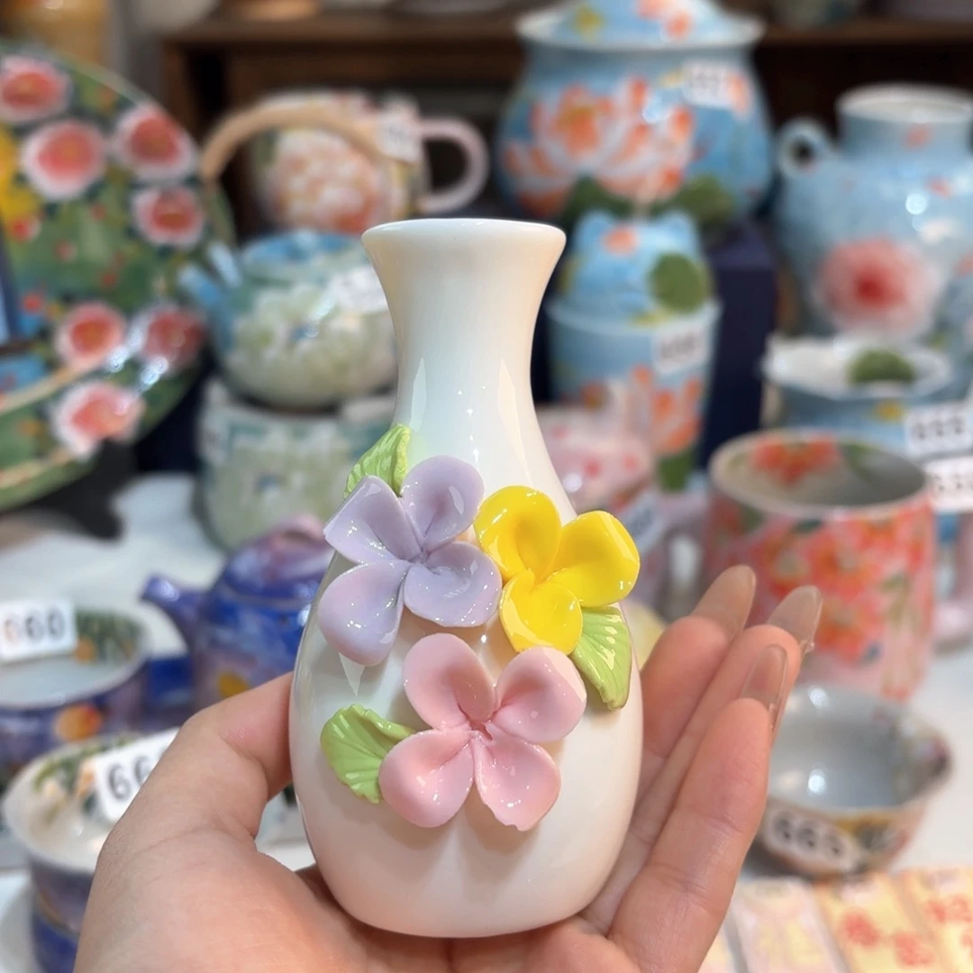 景德镇手绘高温釉下彩陶瓷茶具