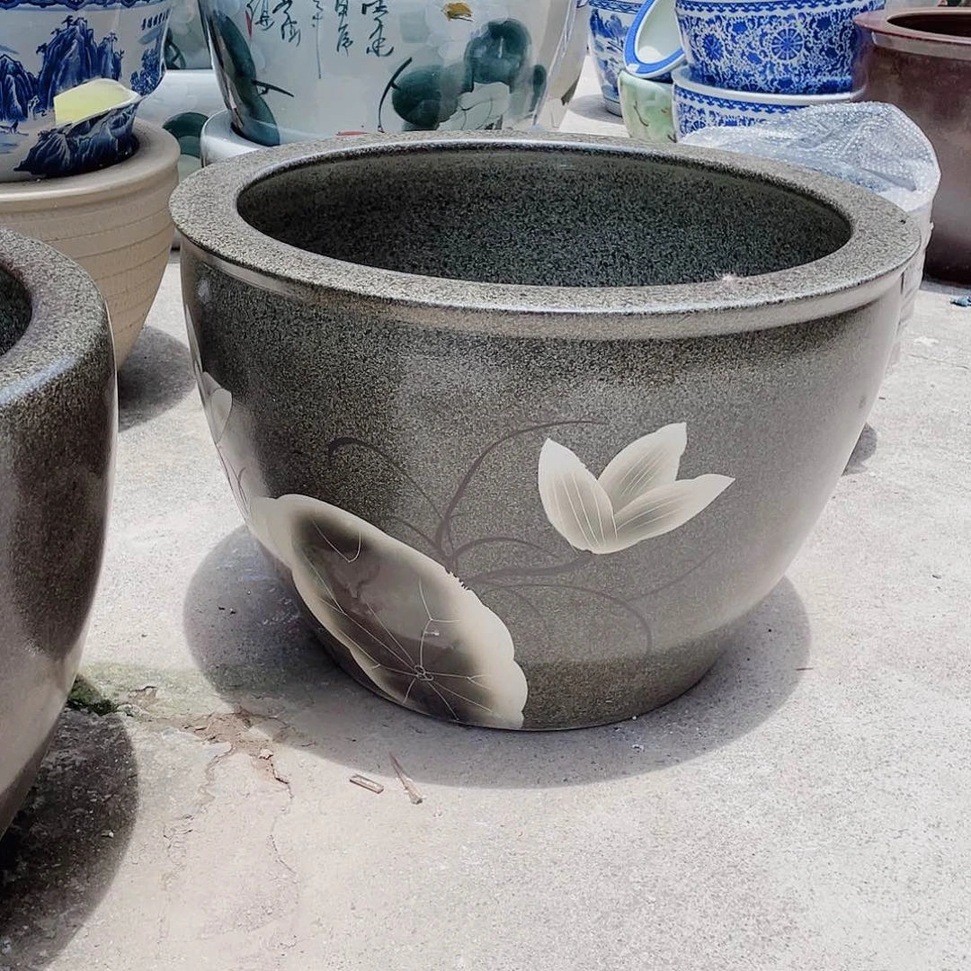 缸瓷器瓷器80高度50瓷