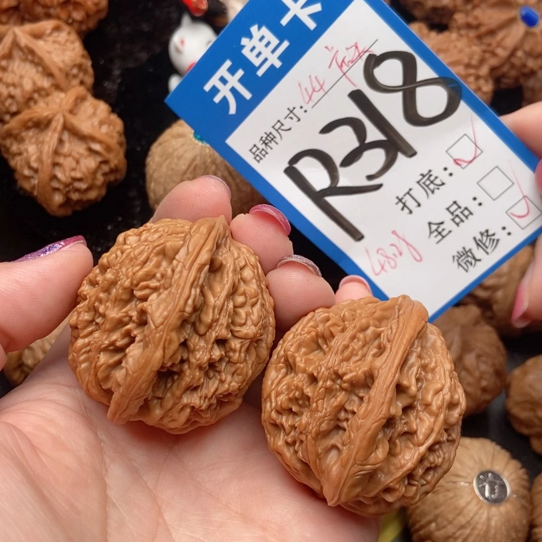 吊坠桃核核桃虎头