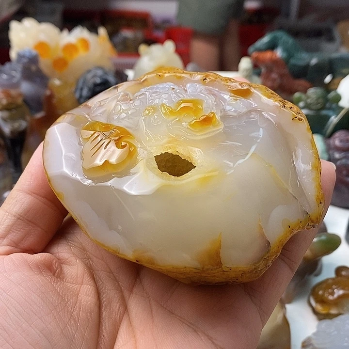 未镶嵌颈饰玛瑙/玉髓