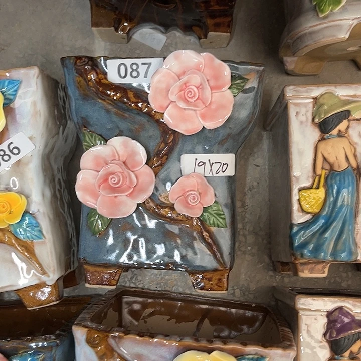 紫砂花盆粗陶材质多肉花盆