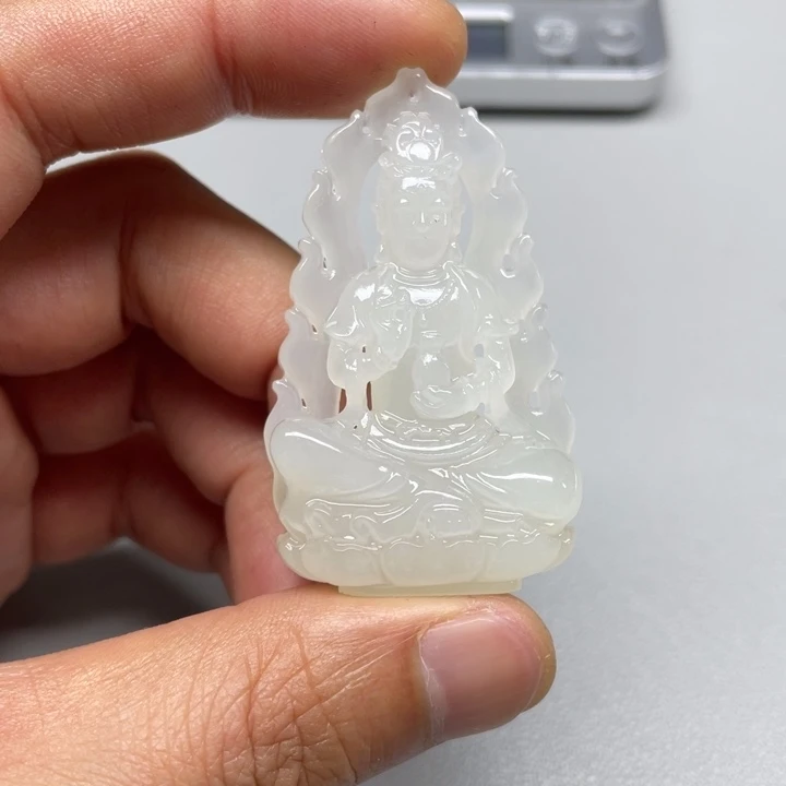 和田玉吊坠(不含链)未镶嵌X*H