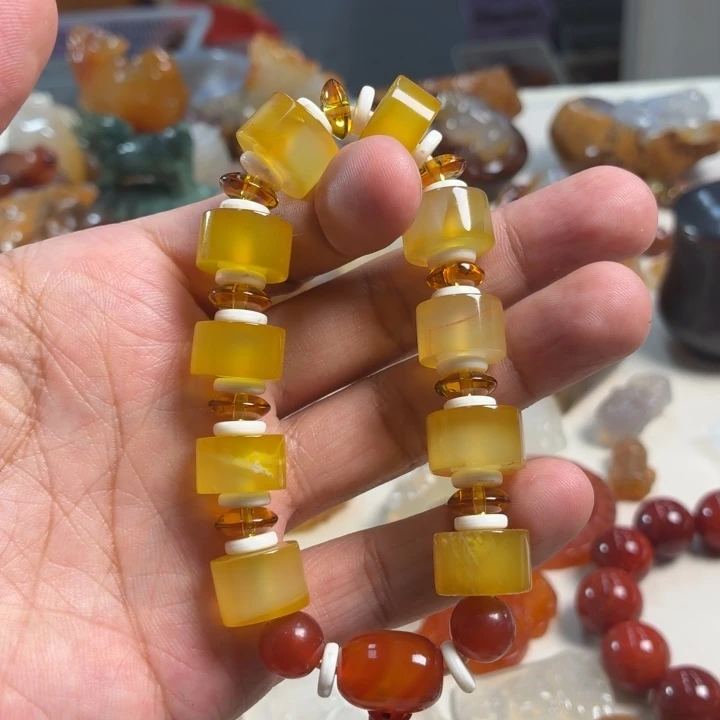 玛瑙/玉髓未镶嵌吊坠(不含链)