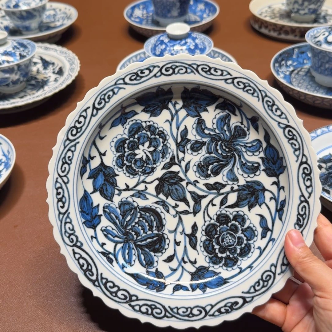 手工手绘茶具微瑕