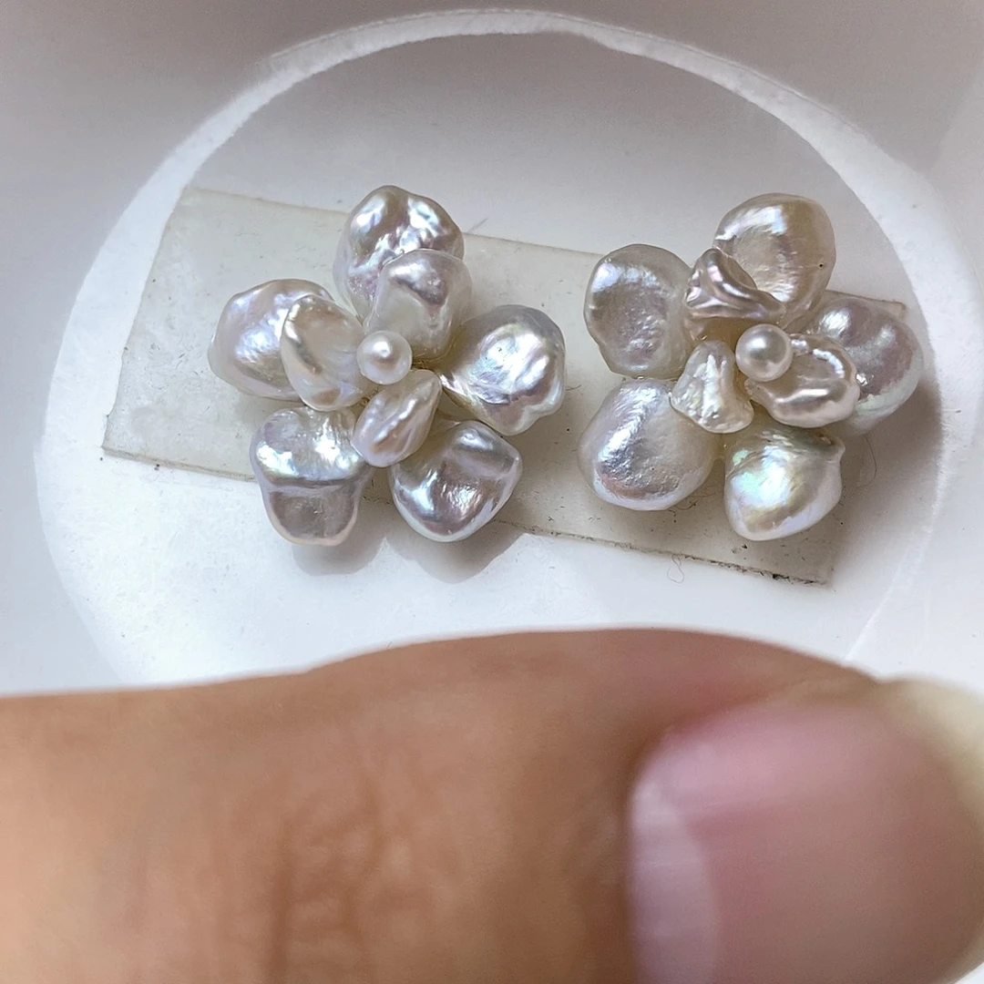 合金淡水珍珠吊坠小**?