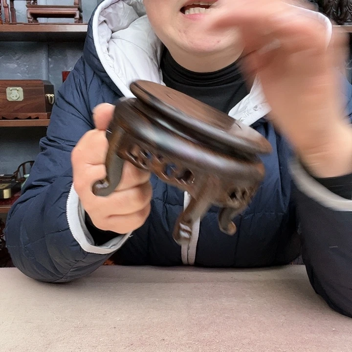 乌木类端景台小李红木工艺品2696