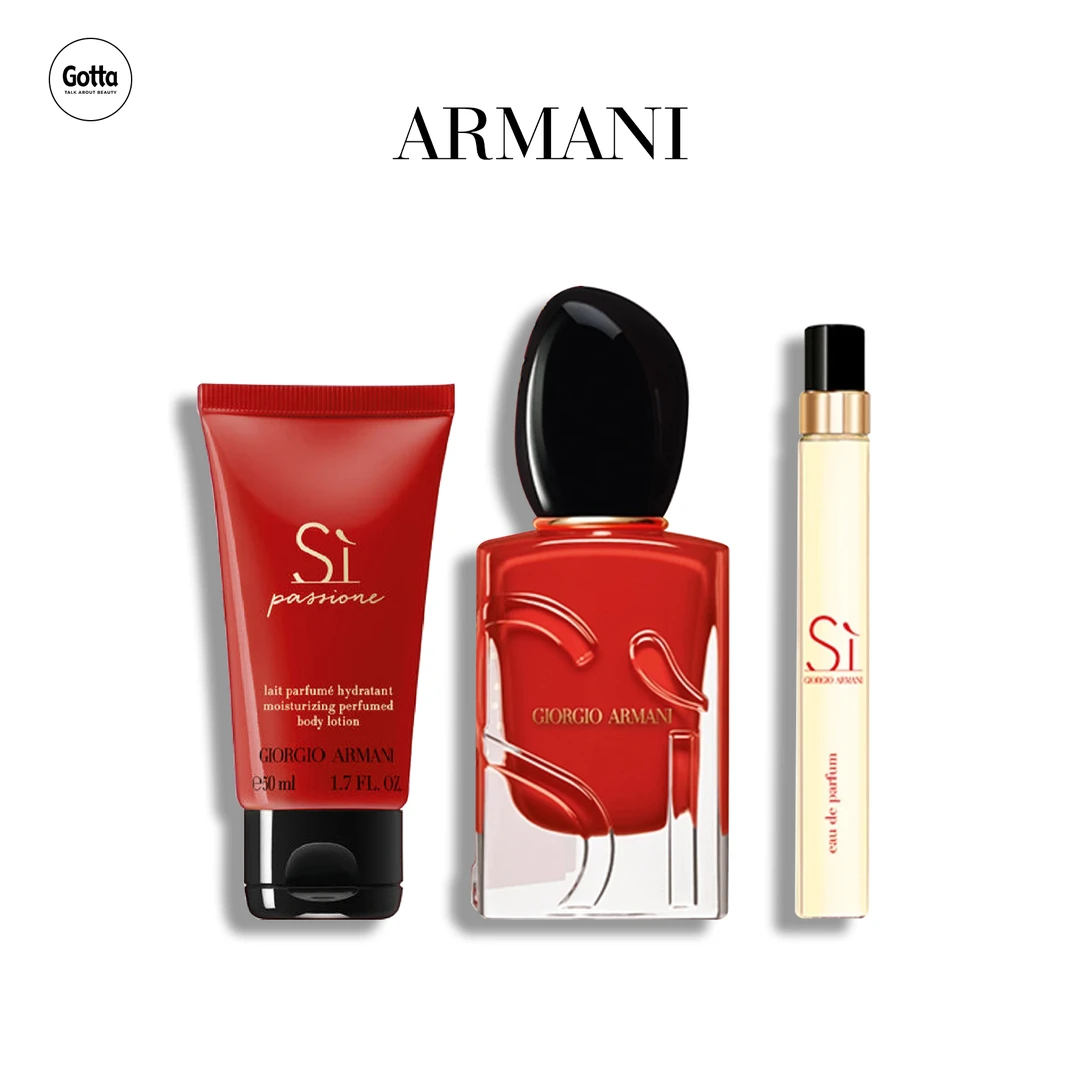 【西班牙直邮】ARMANI阿玛尼 SI迷情挚爱浓香水礼盒装 100ml