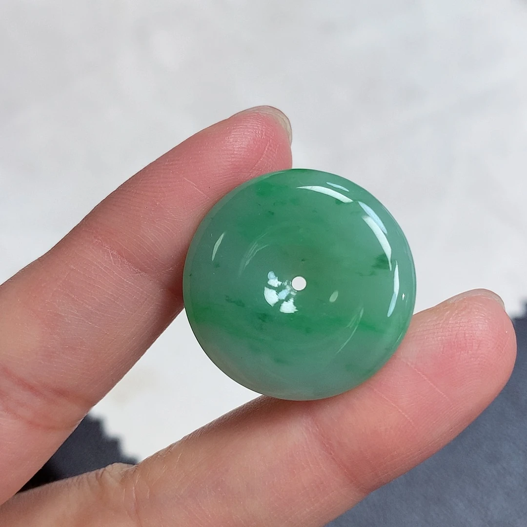 翡翠未镶嵌吊坠(不含链)24.8-5.1