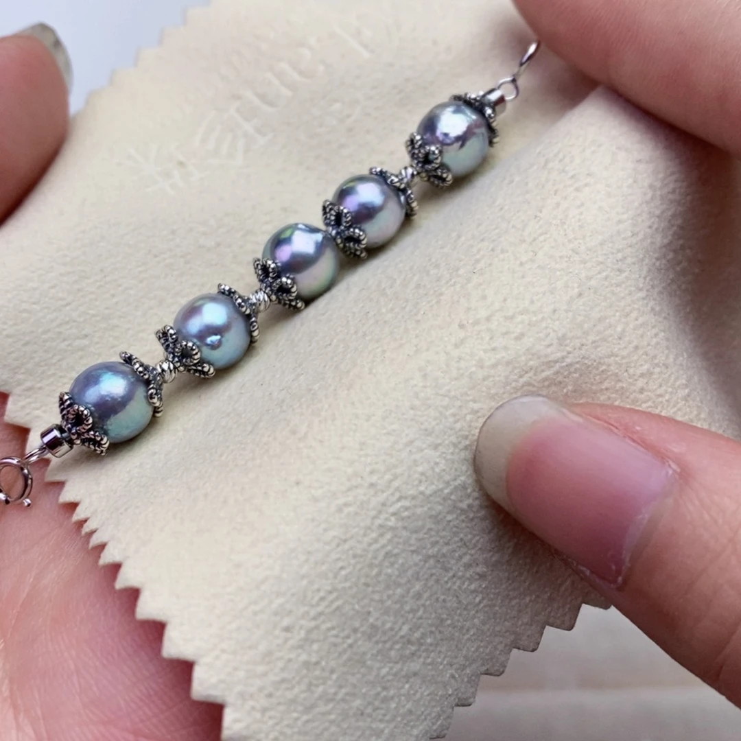 海水珍珠颈饰银S925镶嵌