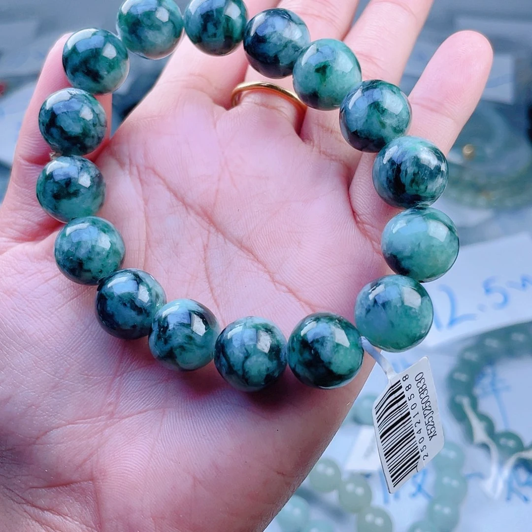 定制翡翠未镶嵌珠串