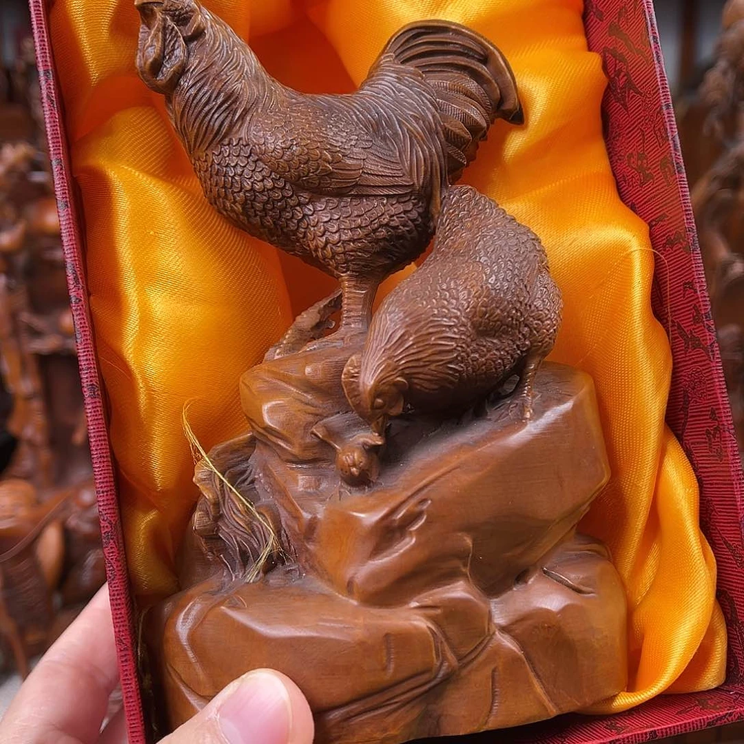 黄杨木黄杨木雕刻高度15厘米