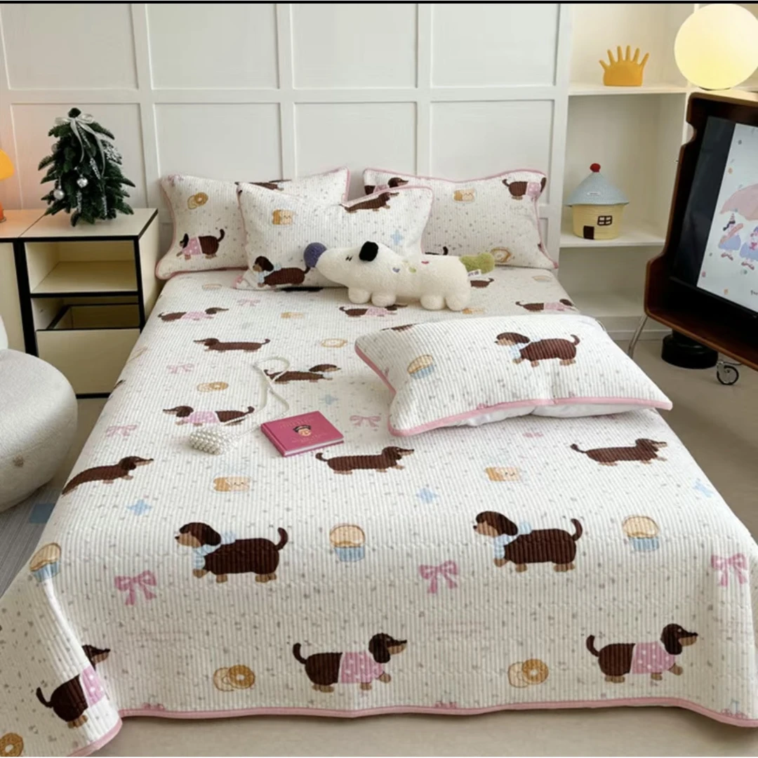 【俏皮小狗】230*250A类高克重宝宝绒亲肤柔软可机洗