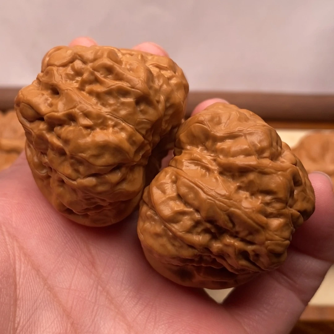 【闪购商品】把件文玩核桃一*哥边41肚45左右