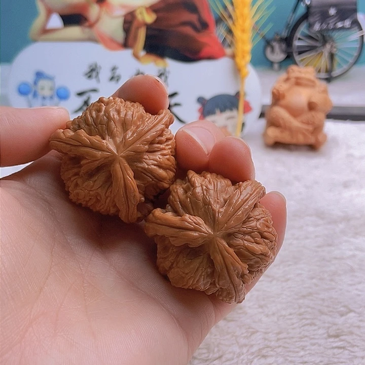 把件文玩核桃布*托三棱