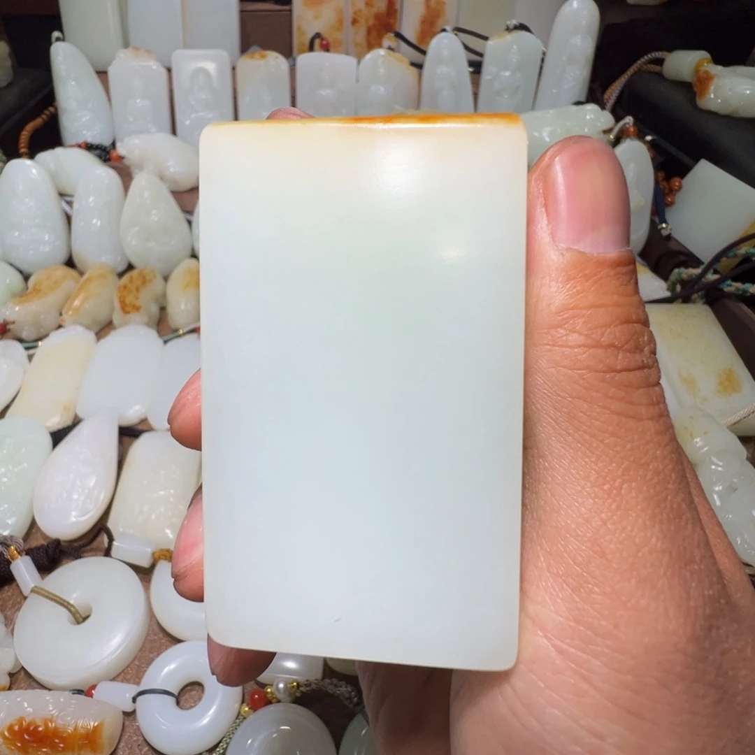 和田玉吊坠(不含链)未镶嵌꧁****