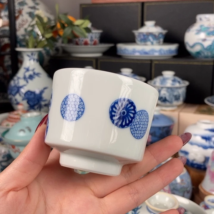 杯折葵非器皮球花直口杯