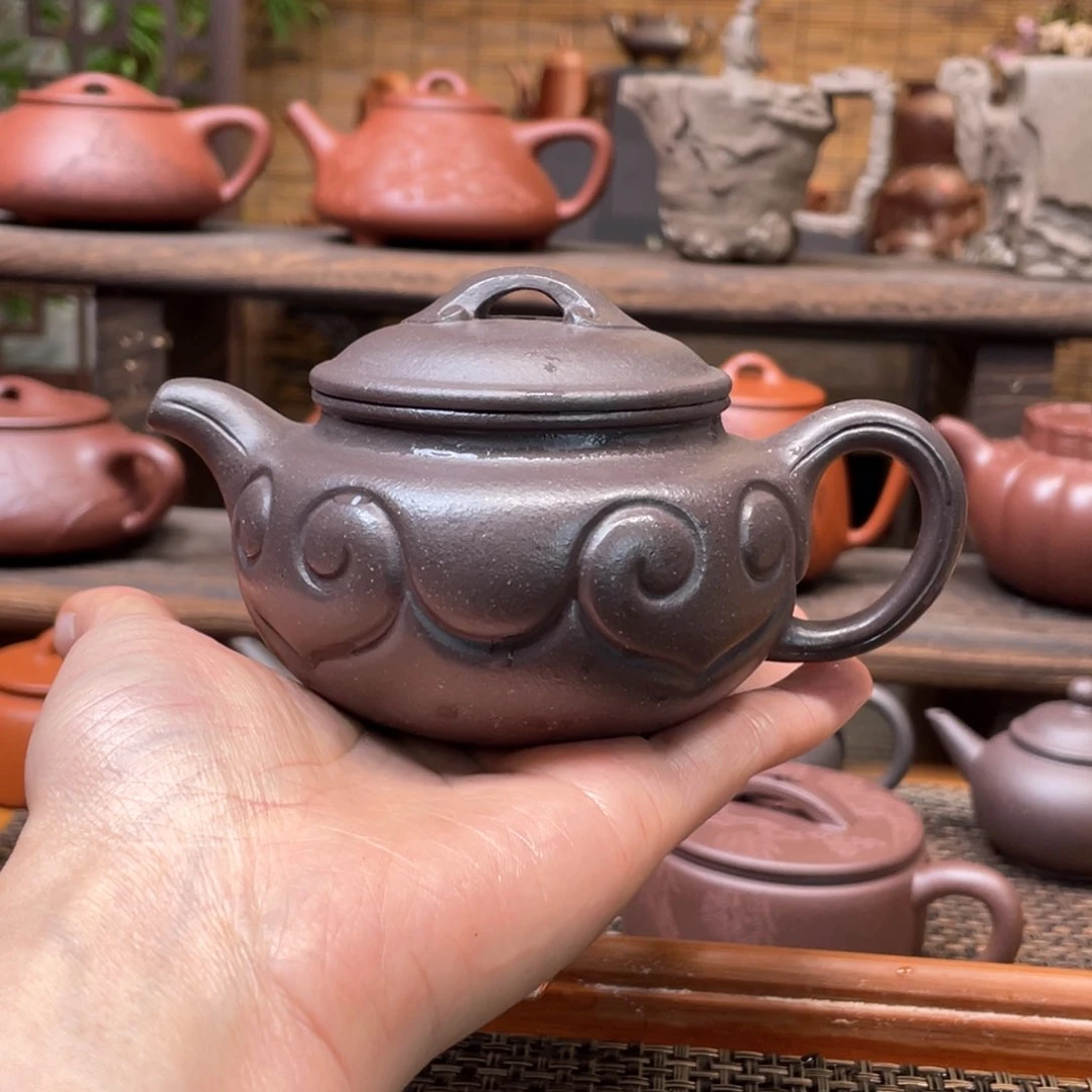 茶壶紫砂宜兴原矿紫砂手工制240