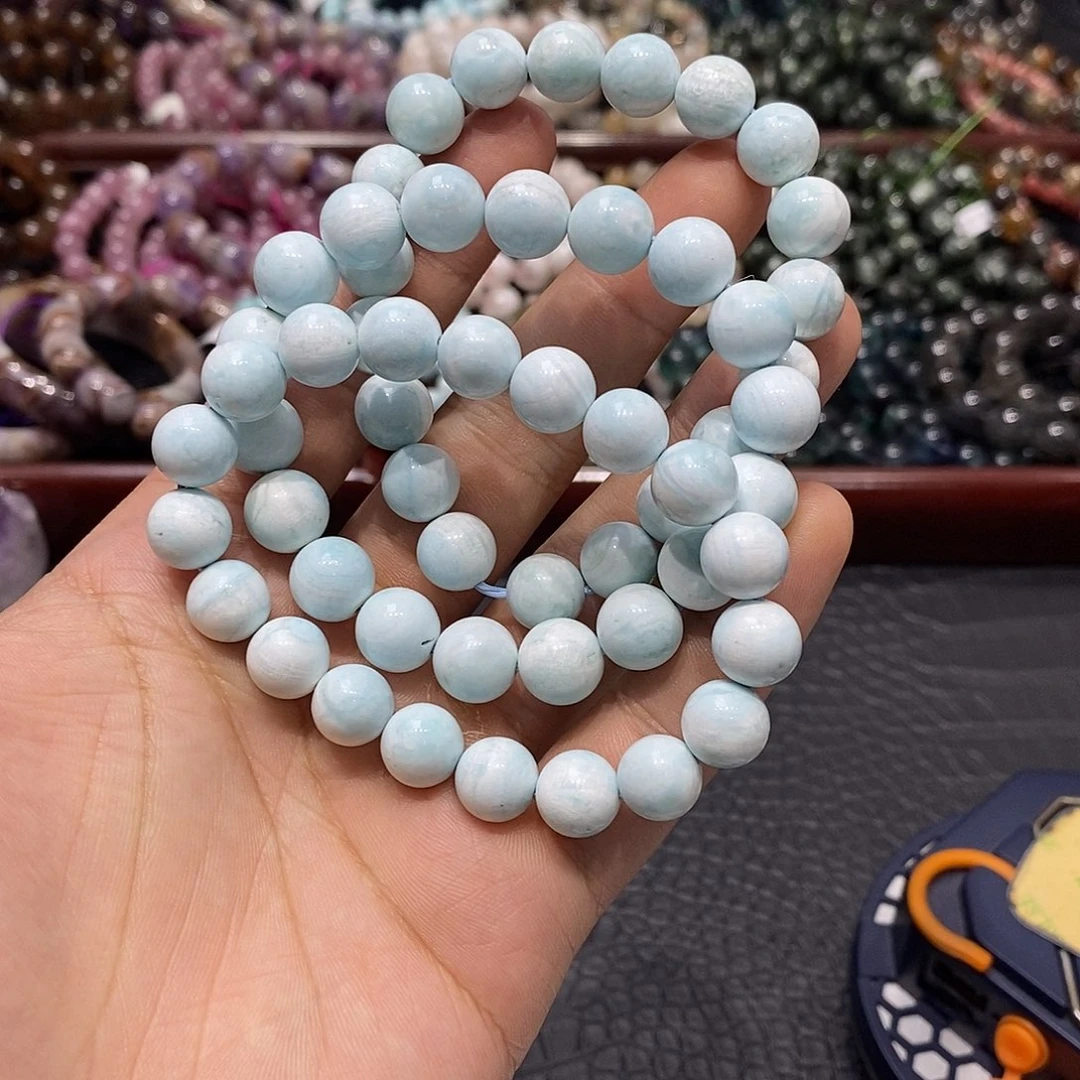 未镶嵌手链水晶海纹石10